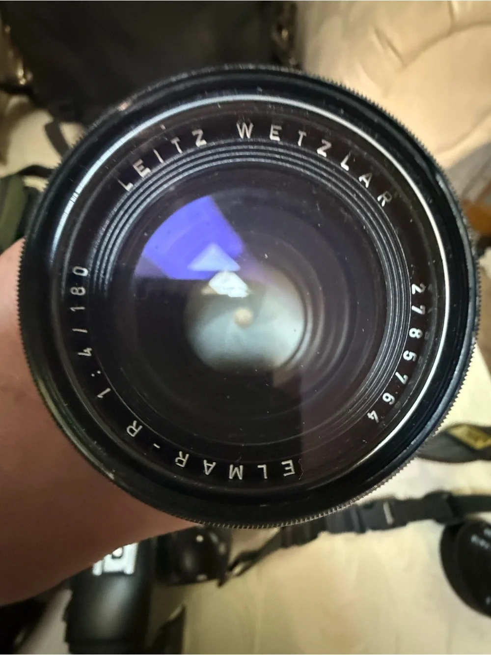 Leica R4s Camera Kit Elmarit-R 135mm Leitz Lens Flash Tested Working